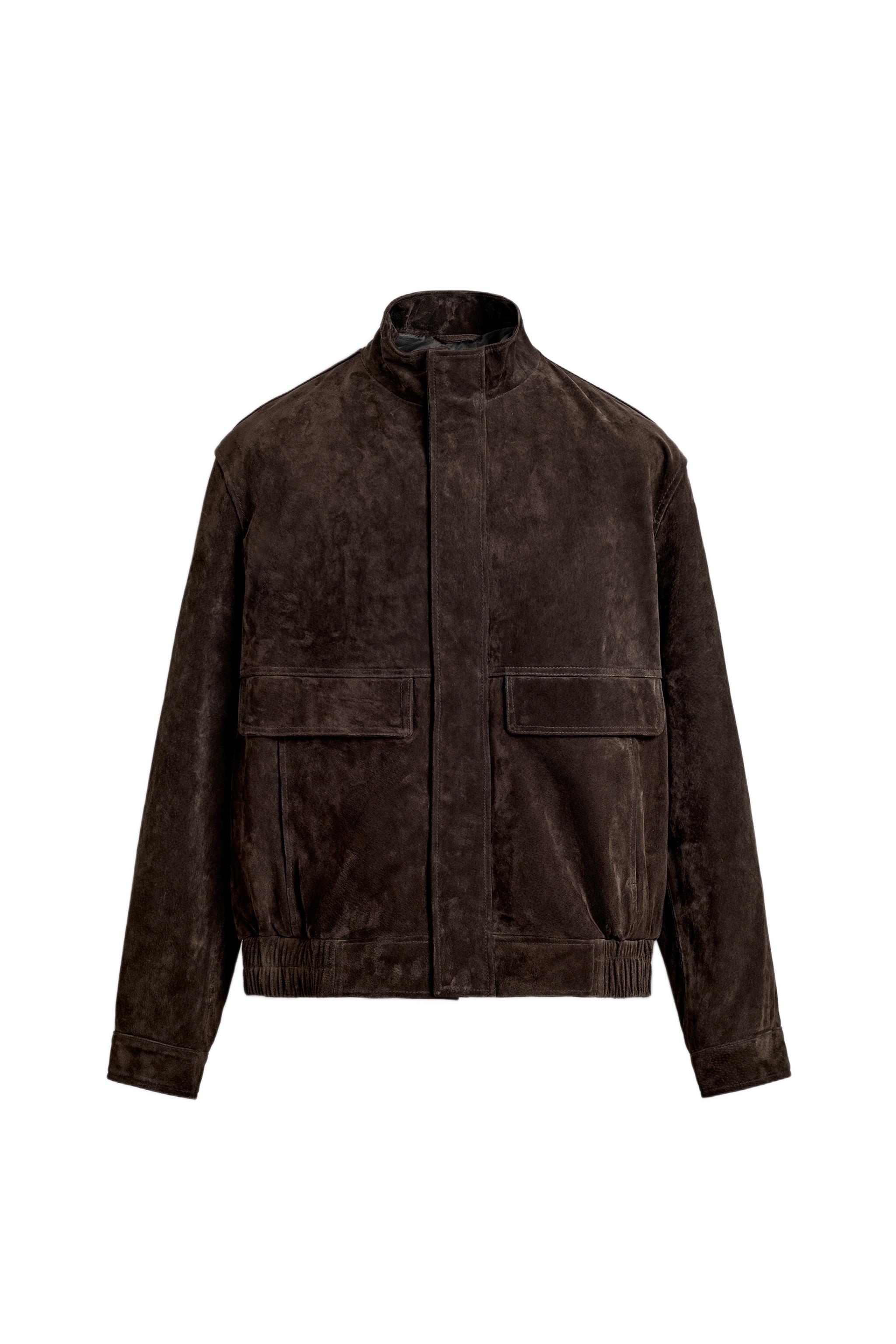 SPLIT SUEDE LEATHER JACKET