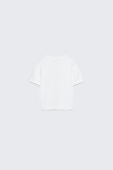 T-SHIRT IMPRIMÉ INSCRIPTION 50TH ANNIVERSARY - Blanc de Zara - Image 1