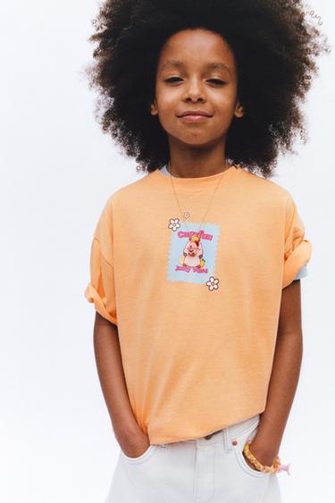 ФУТБОЛКА «КАПИБАРА» CAPYFUN © — ОРАНЖЕВЫЙ от Zara