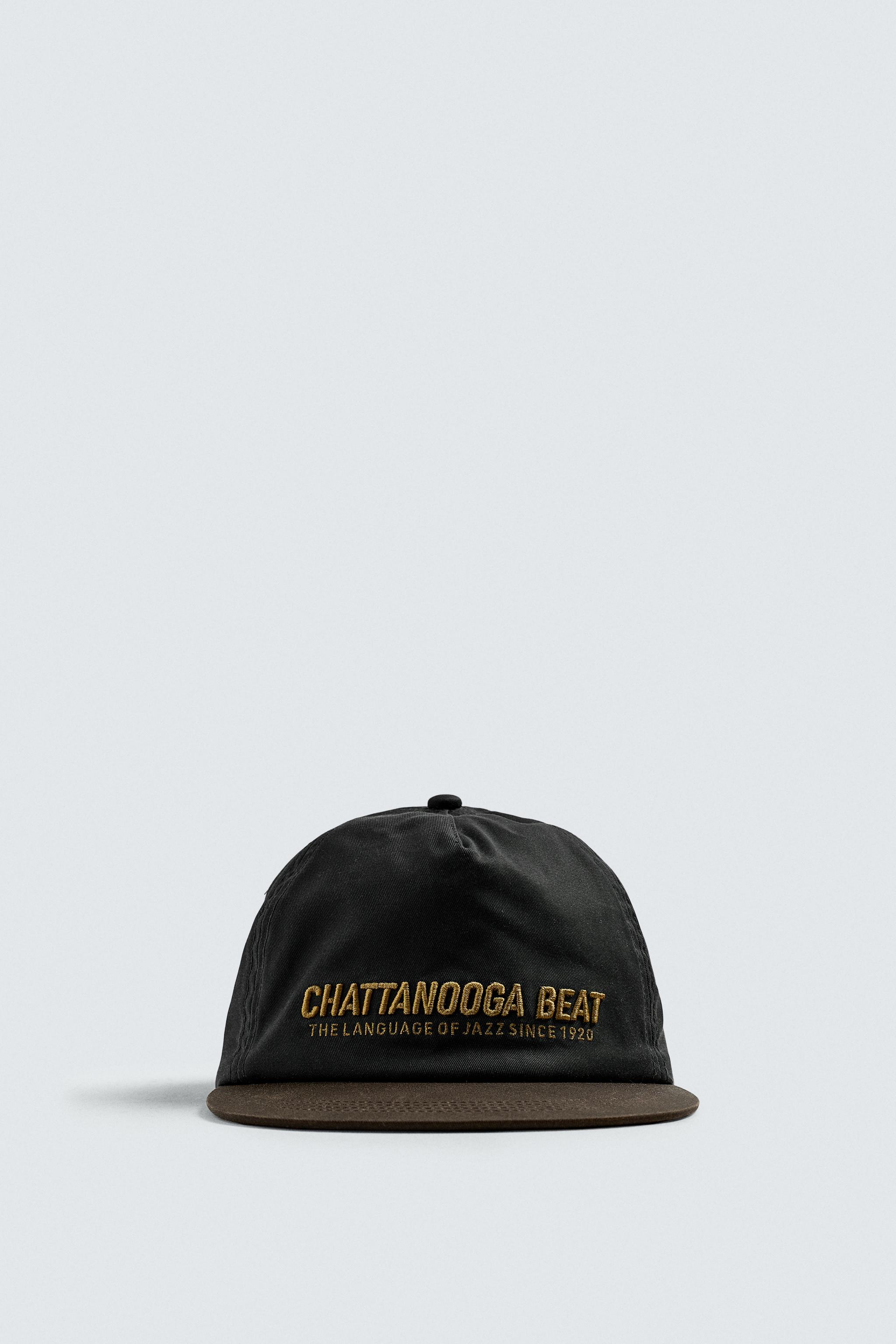 EMBROIDERED FLAT VISOR CAP