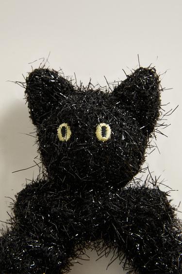 HALLOWEEN CAT KIDS HAIR SCRUNCHIE — Black 2