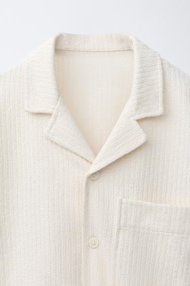 CHEMISE TEXTURE RUSTIQUE - Écru de Zara - Image 2