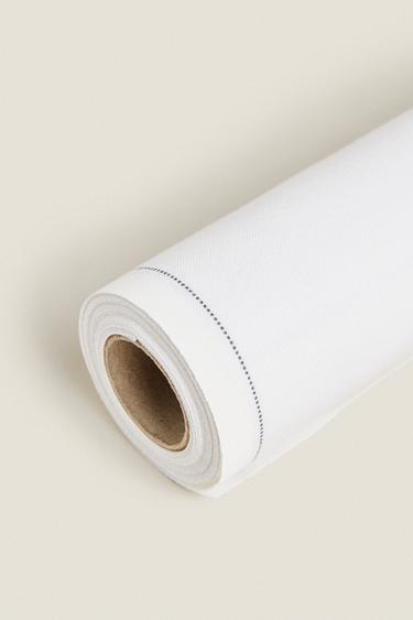 REUSABLE NAPKINS (PACK OF 20) - White / Grey by Zara - Image 2