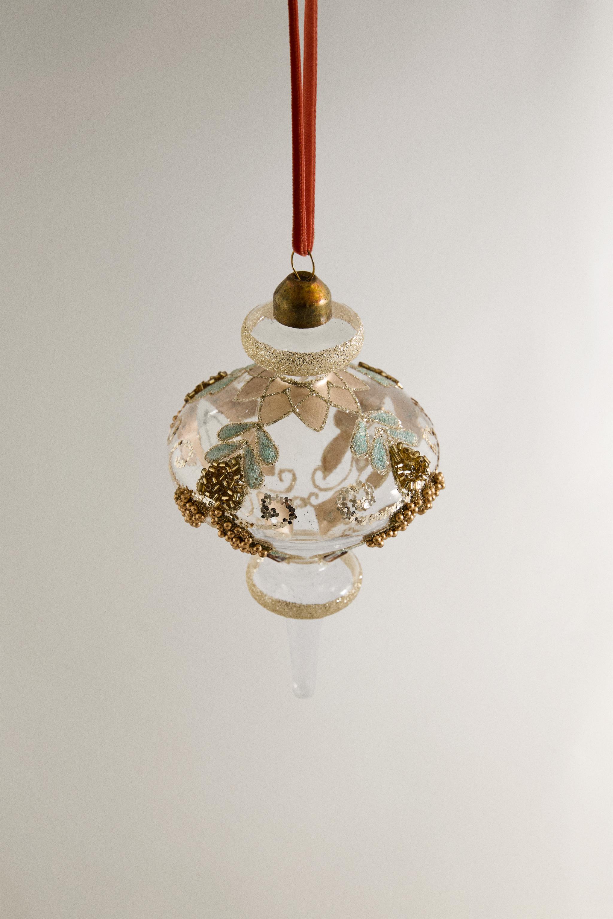 CHRISTMAS TREE BEADED ORNAMENT