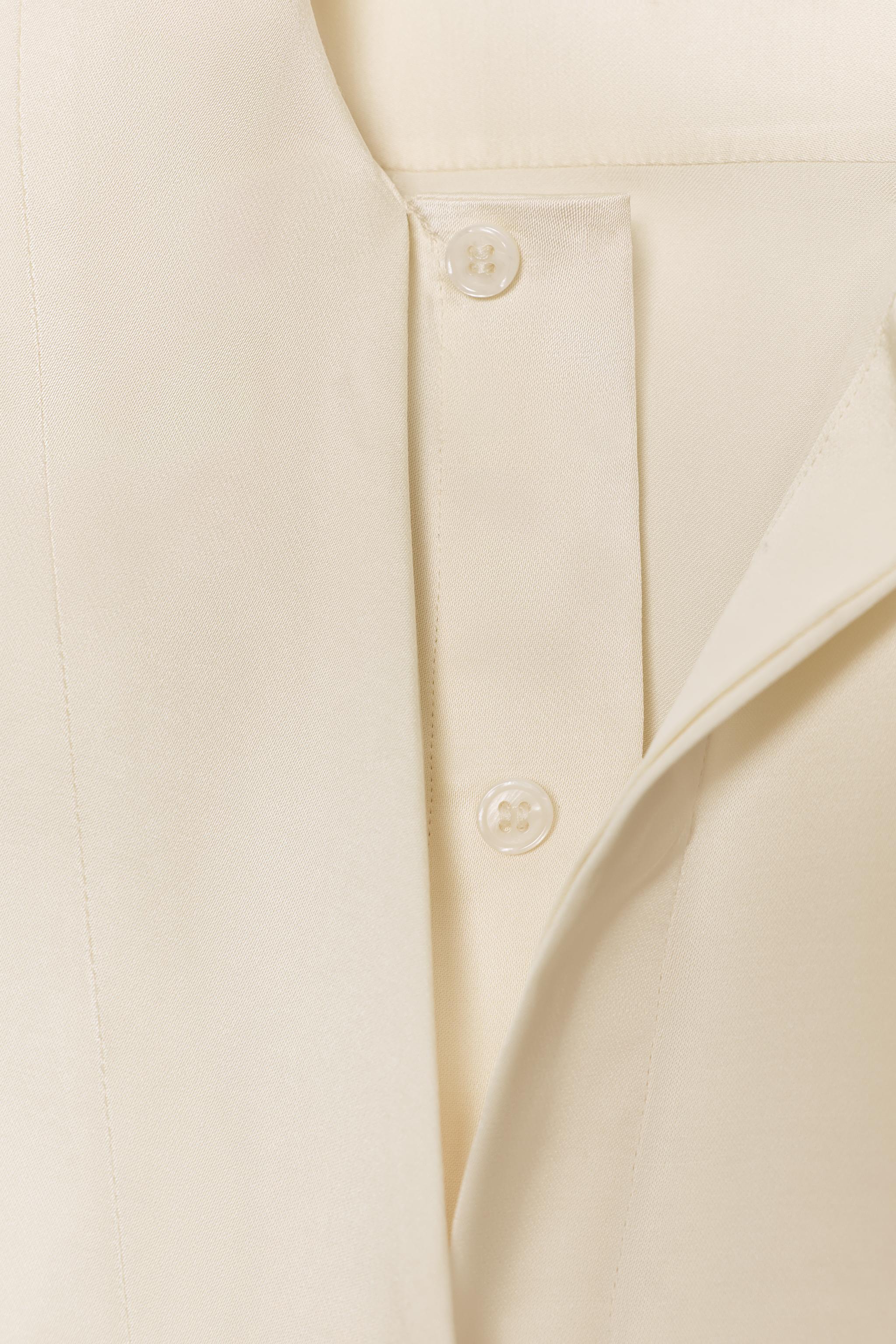 COMBINATION SATIN EFFECT BLOUSE ZW COLLECTION