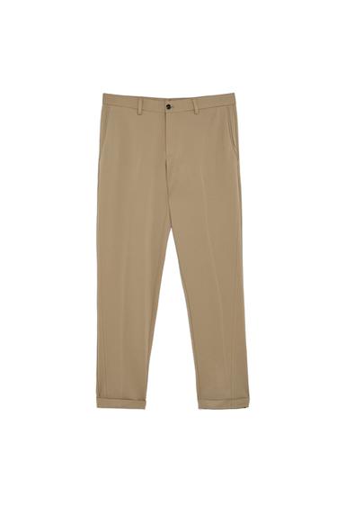 COMFORT KNIT TEXTURED SUIT TROUSERS