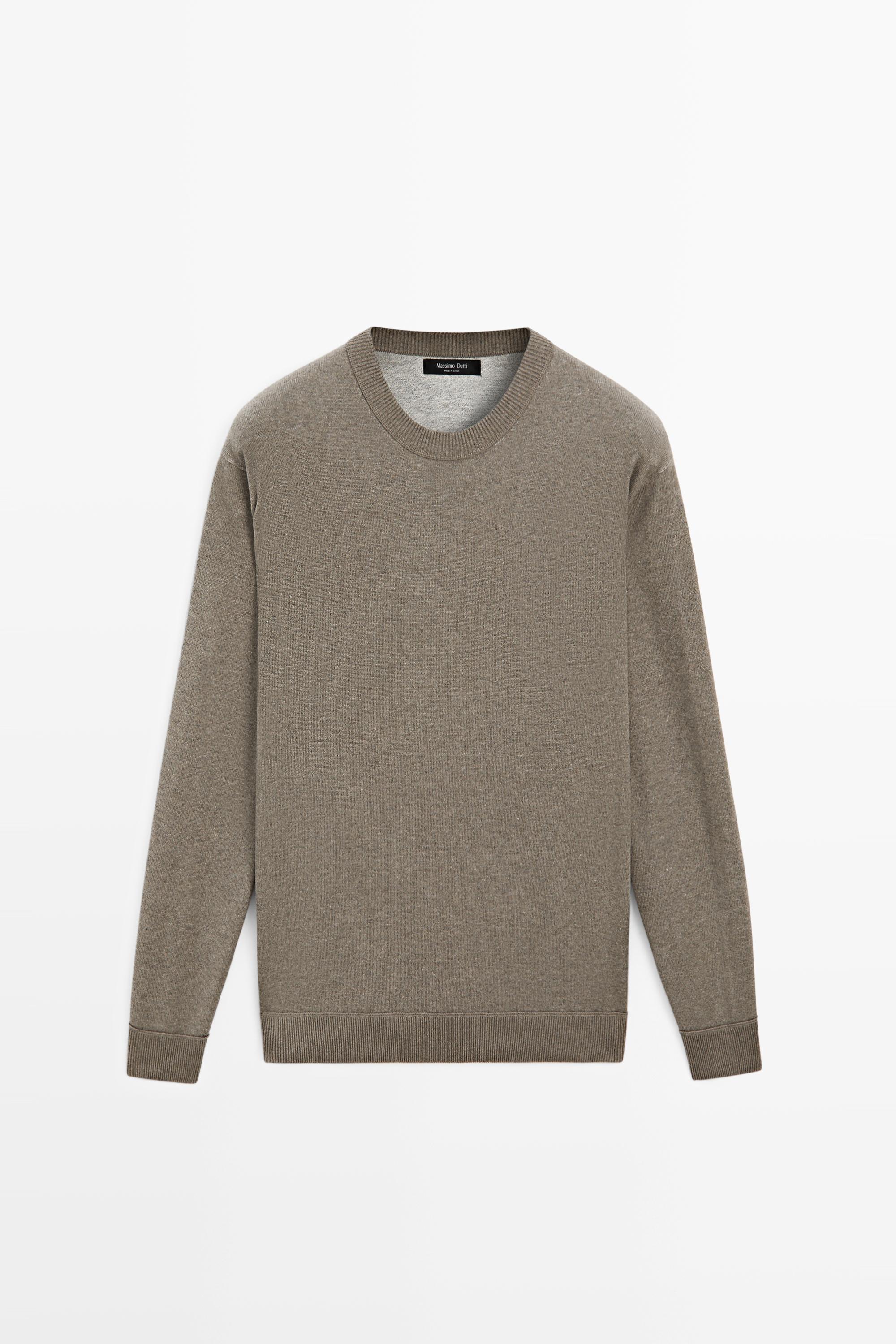 Pull en maille coton mélangé