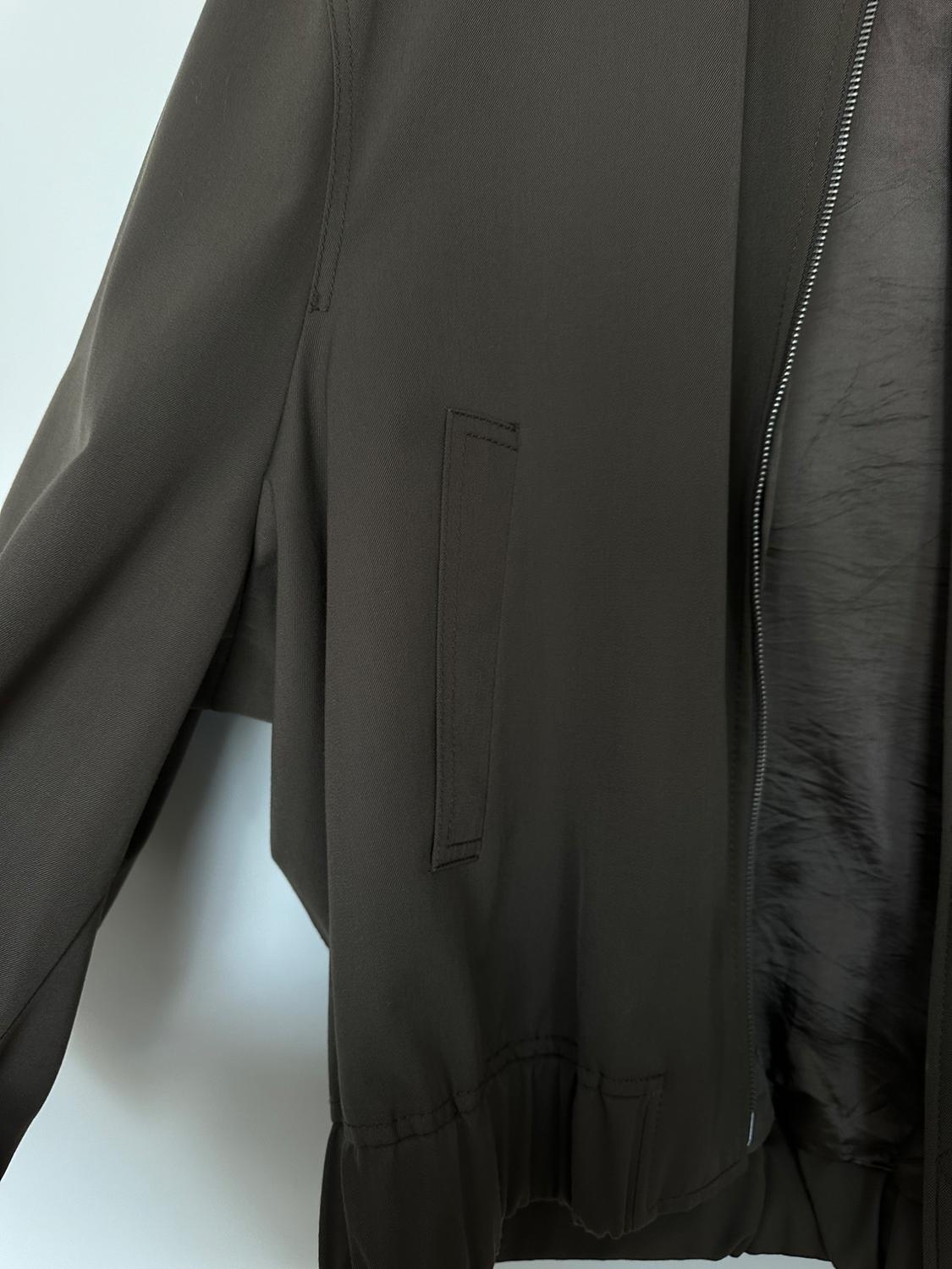 OVERSIZE WOOL BLEND BOMBER JACKET - Image 6