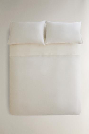 HOUSSE DE COUETTE LIN JOUR ÉCHELLE - Blanc de Zara - Image 0