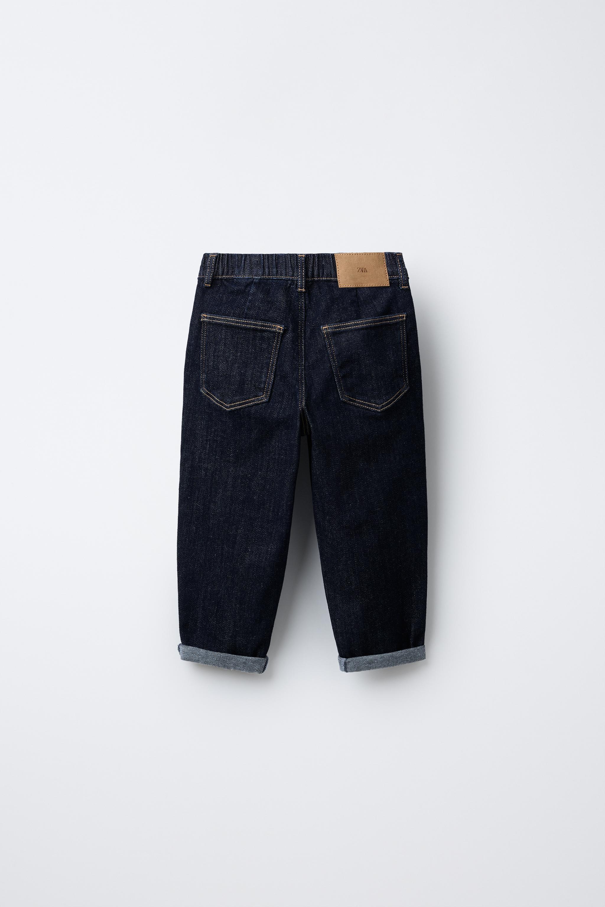 COMFORT BAGGY DENIM PANTS - Mid-blue | ZARA United States