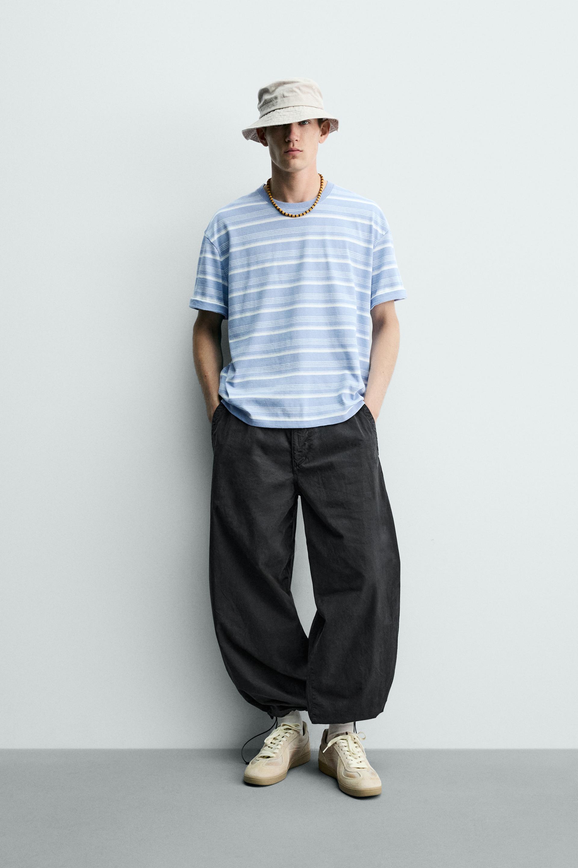 Washed Striped T-Shirt