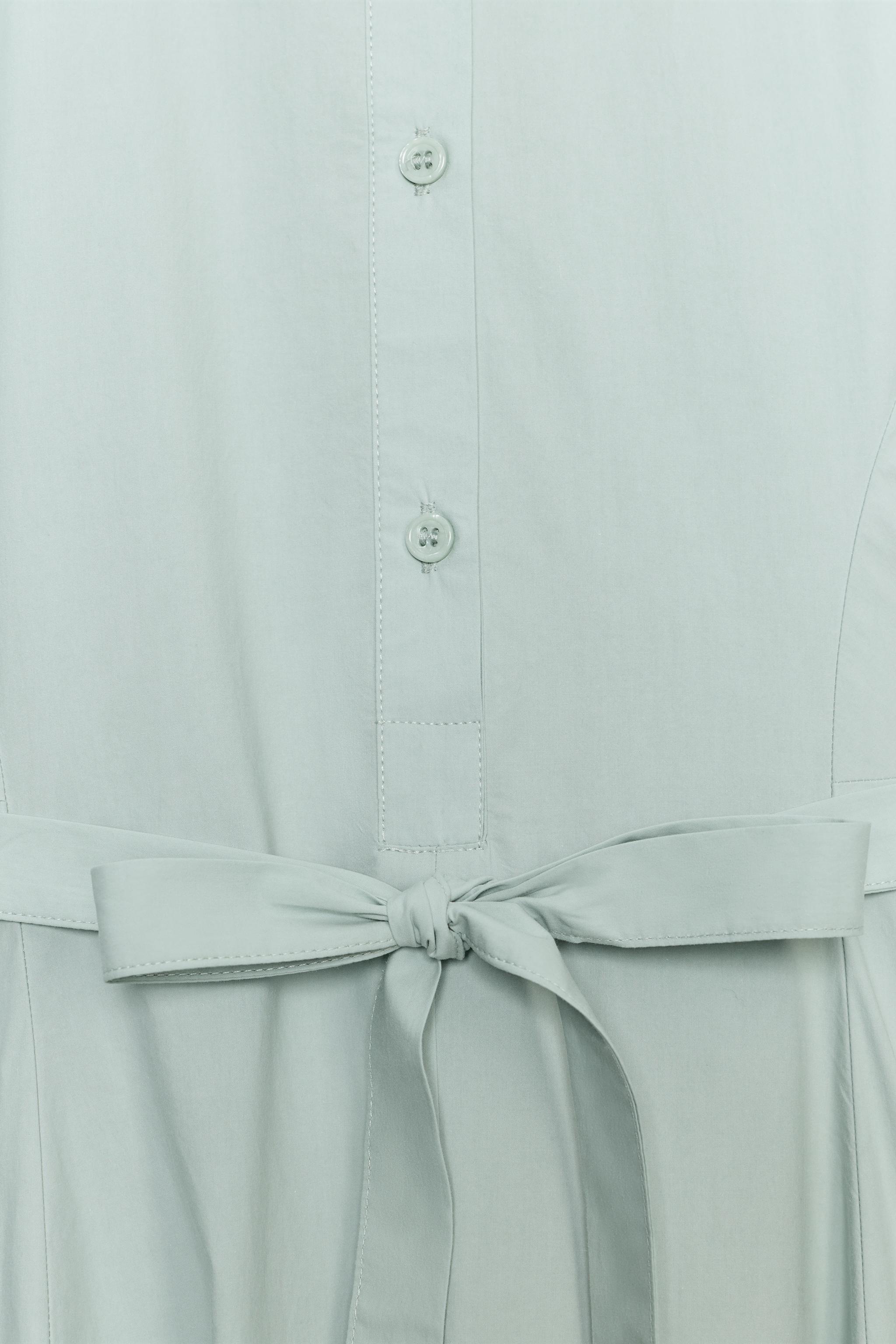 Zara ZW COLLECTION GÖMLEK ELBİSE görsel 8