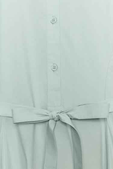 ROBE CHEMISE ZW COLLECTION - Bleu délavé de Zara - Image 7