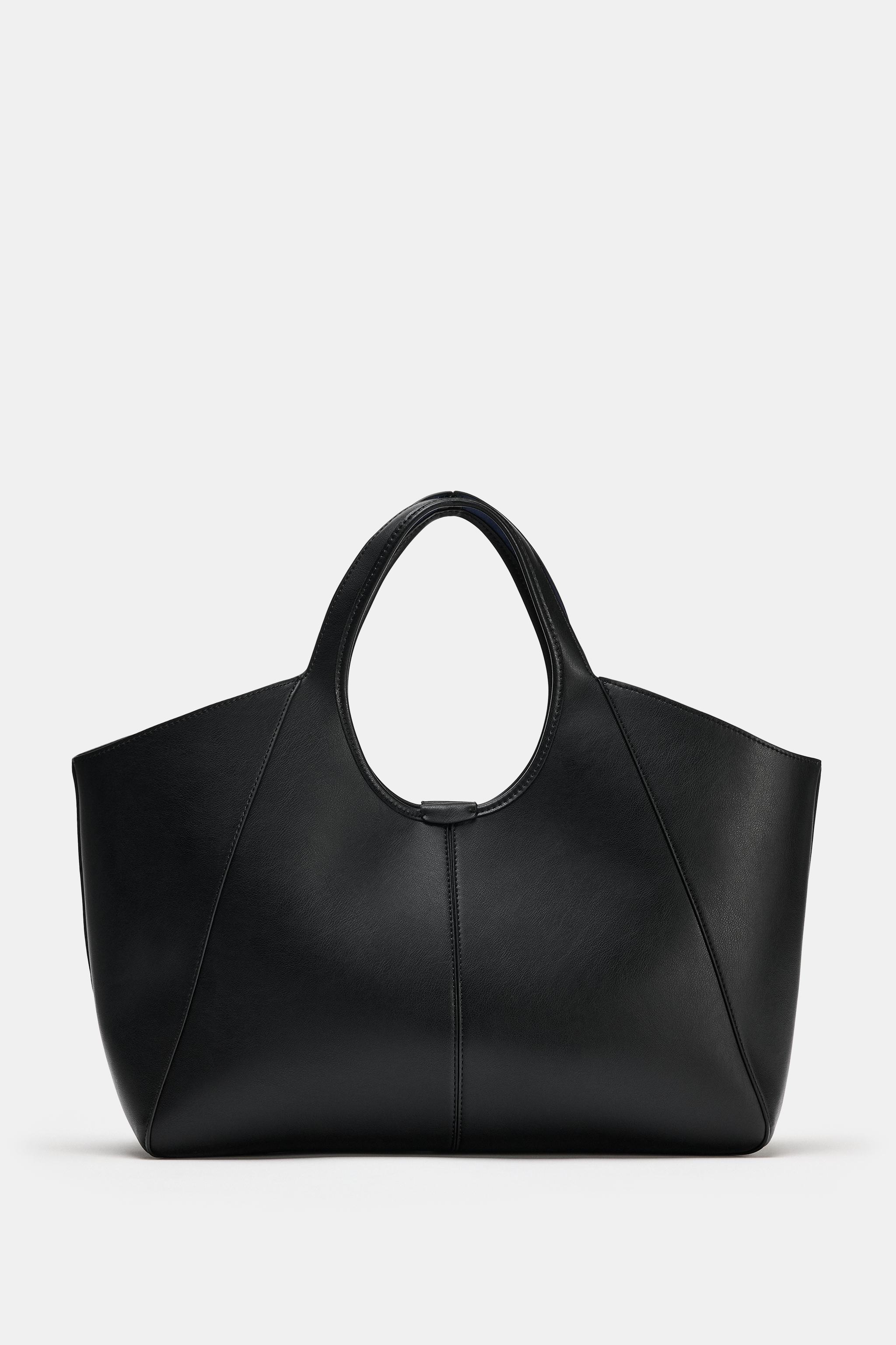 Zara Süet Tote Çanta görsel 4