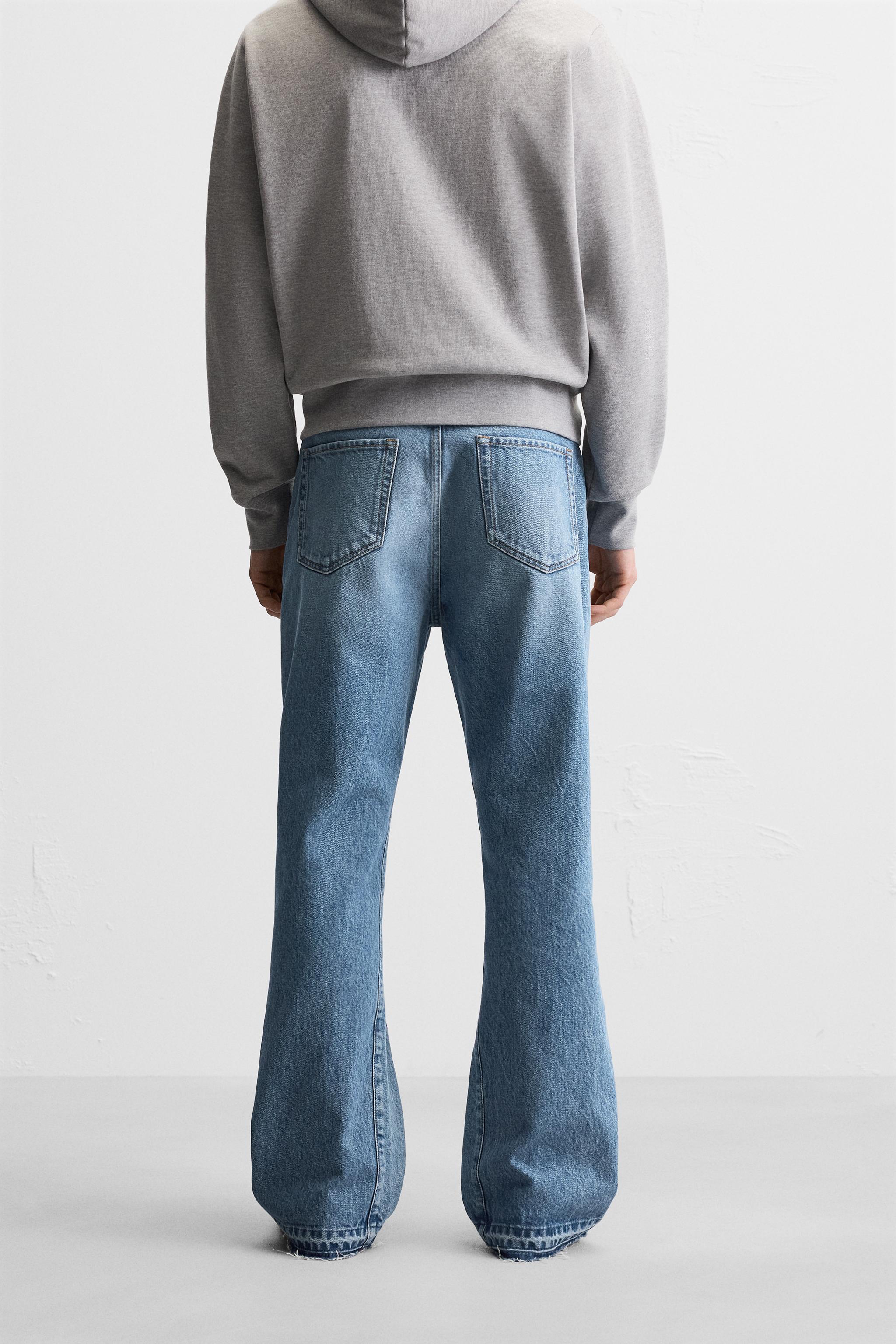 FLARE FIT JEANS - Gray | ZARA United States