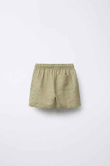 BERMUDA JACQUARD - Vert de Zara - Image 1