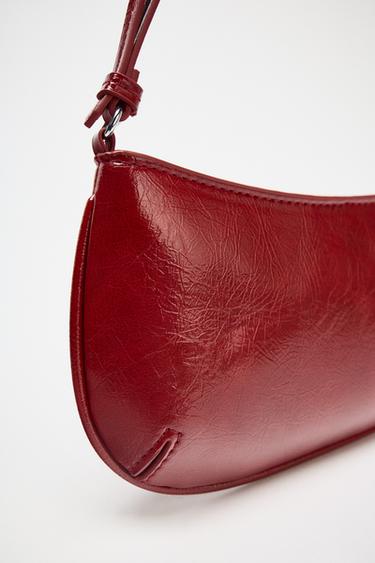 SAC EFFET CRAQUELÉ - Rouge de Zara - Image 4