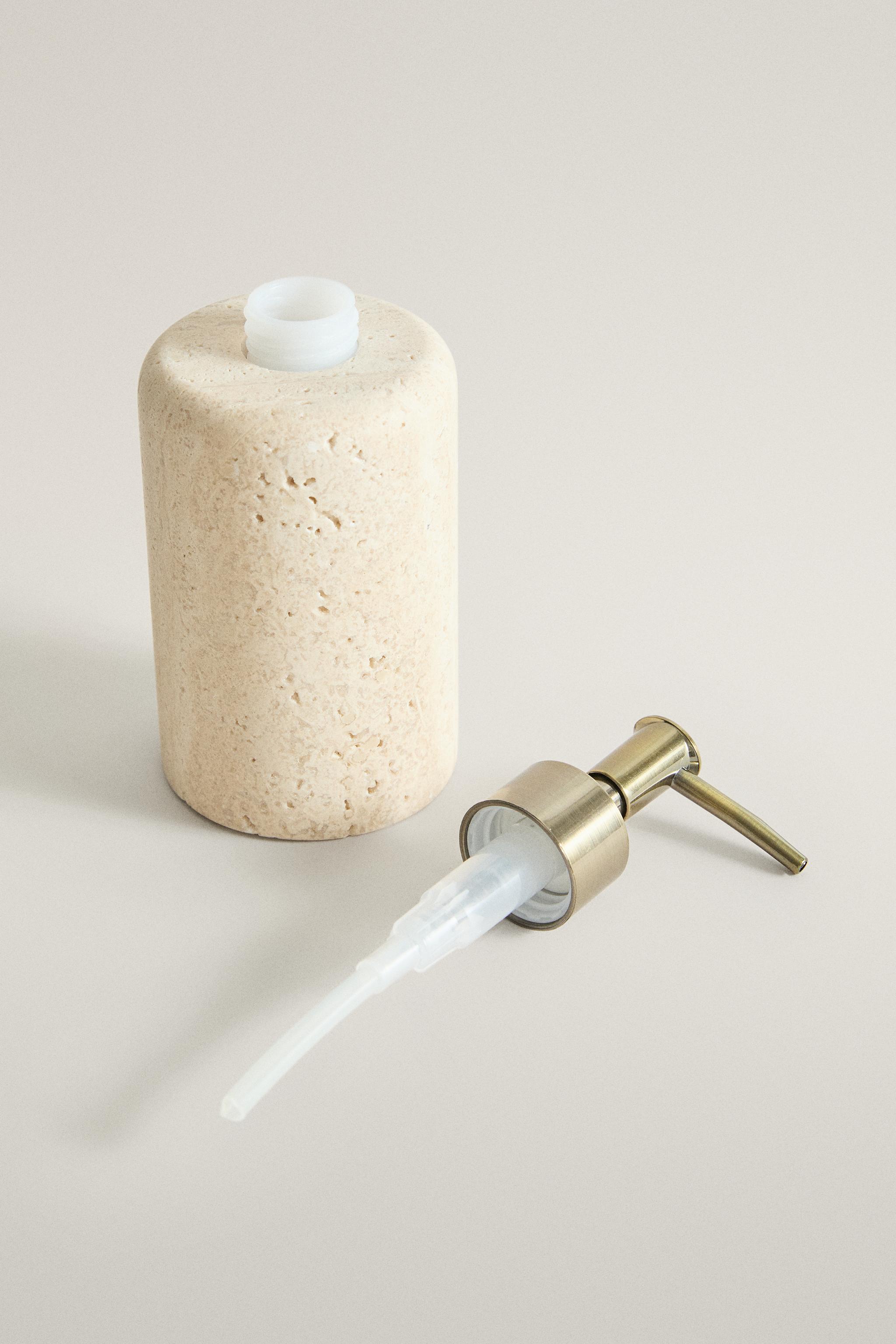 DISTRIBUTEUR DE SAVON MARBRE BEIGE