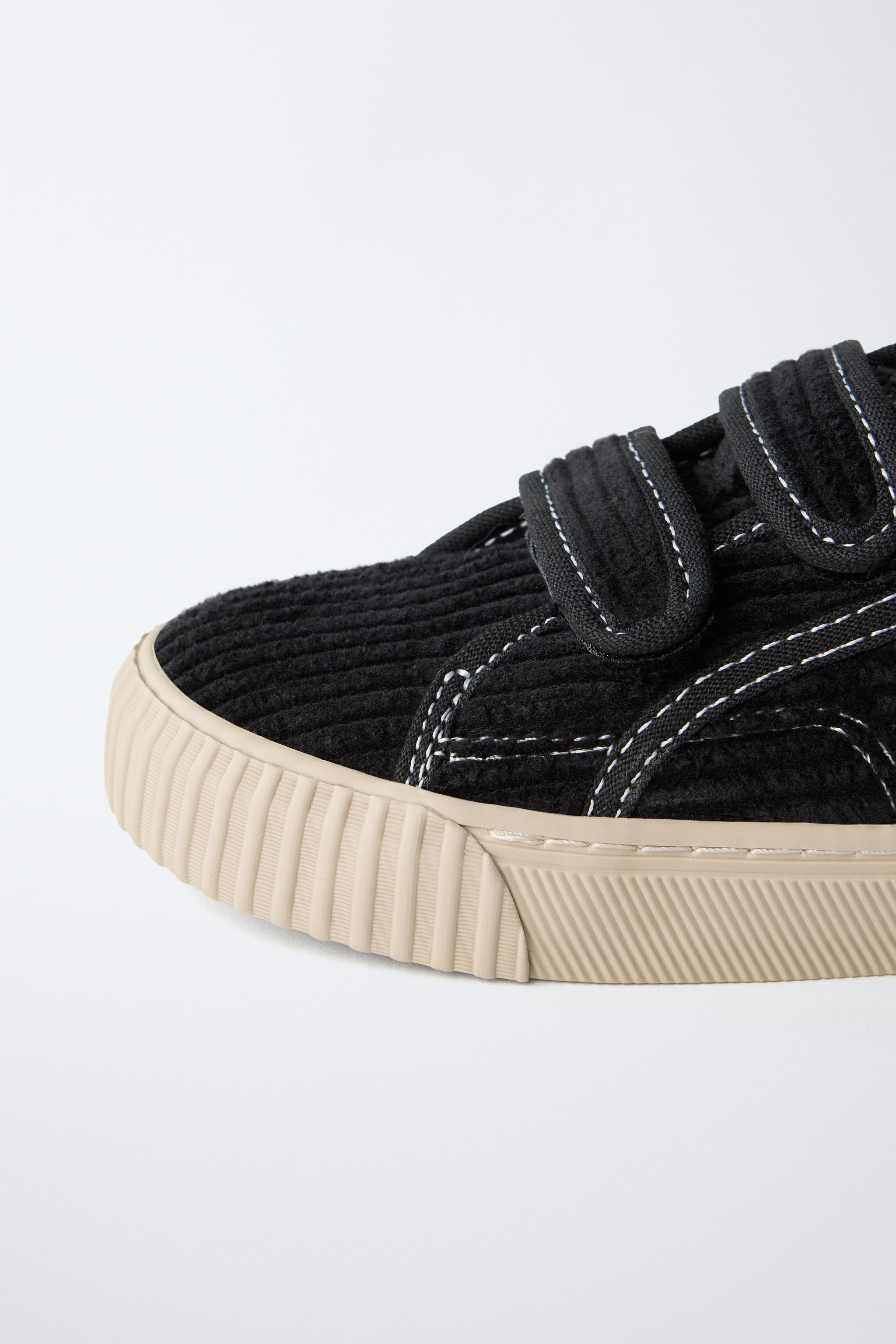 CORDUROY LAMBSKIN SNEAKERS