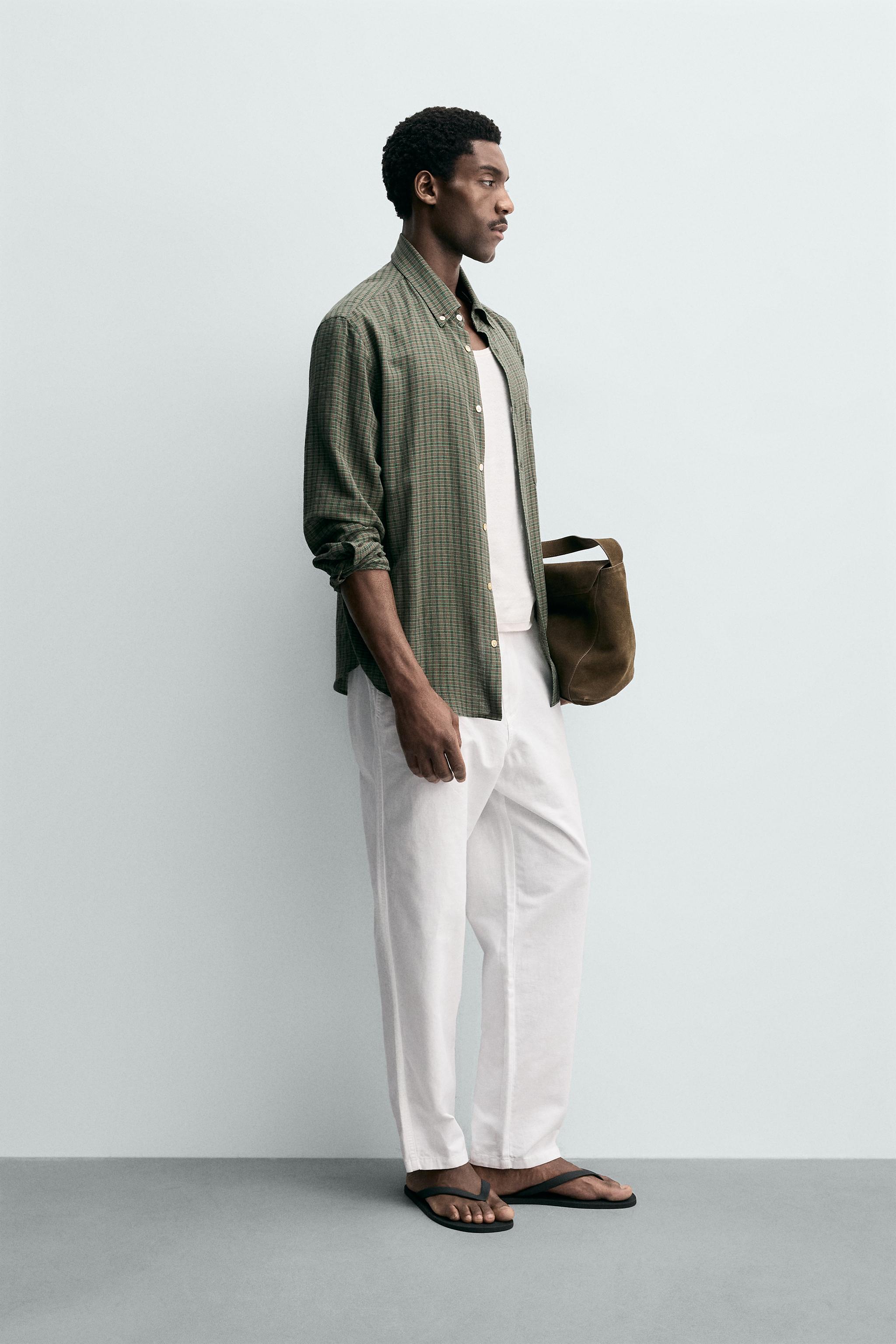 FLOWING STRAIGHT-LEG TROUSERS