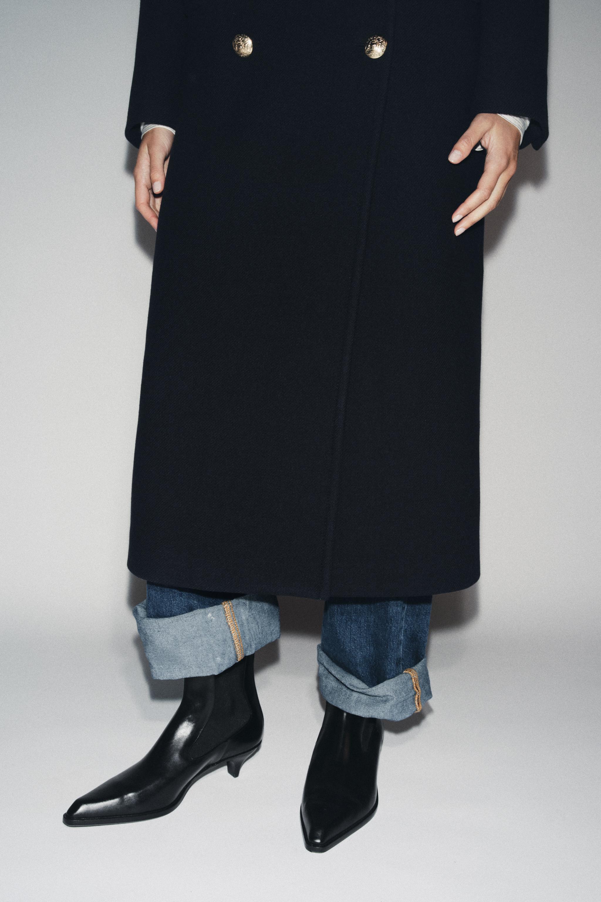 LEATHER KITTEN HEEL ANKLE BOOTS LIMITED EDITION