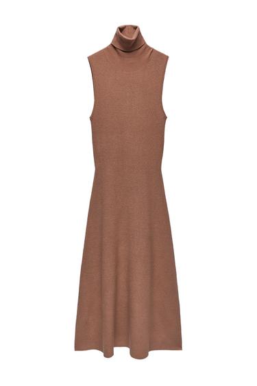 KNIT MIDI DRESS