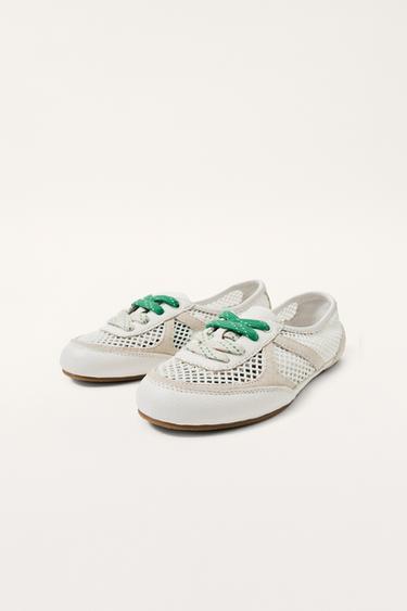 BALLERINES DE SPORT EN RÉSILLE ÉDITION LIMITÉE - Beige de Zara - Image 5