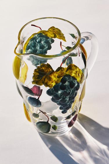 PICHET VERRE FRUITS RELIEF - Divers de Zara - Image 1