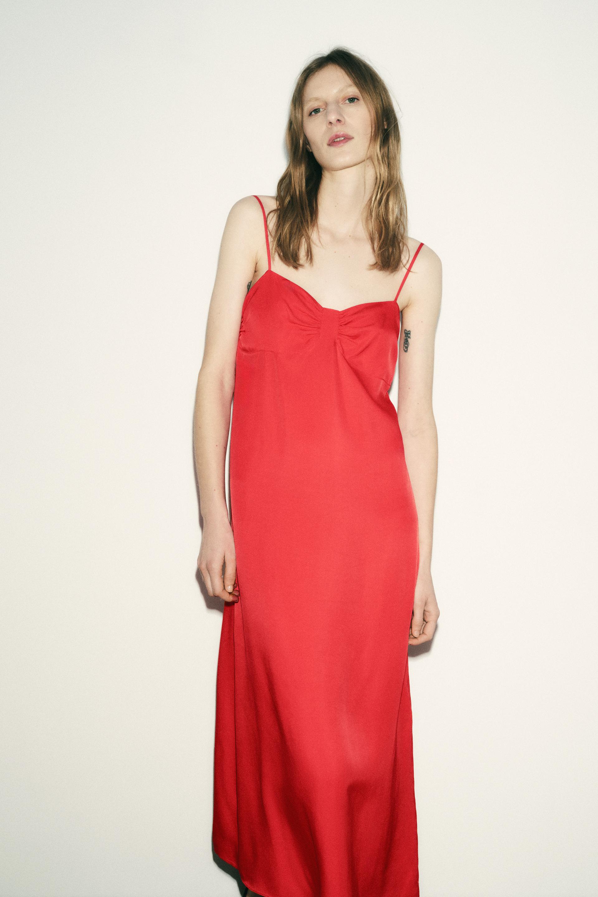 Slip Dress _ 143348 _ Red from REFINERY – Refinery