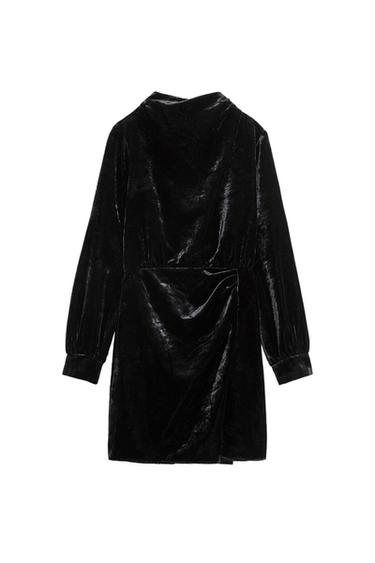 SHORT VELVET DRESS