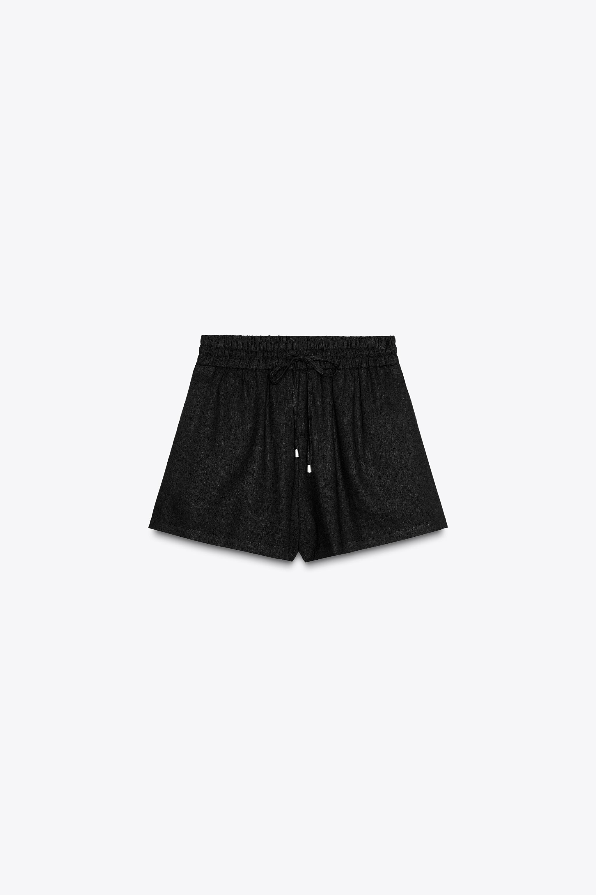 ZARA リネンボクサーバミューダ 8073/423 LINEN BOXER SHORTS - Sand | ZARA United States