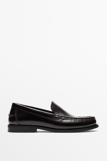 Smooth leather loafer — Burgundy Red 1