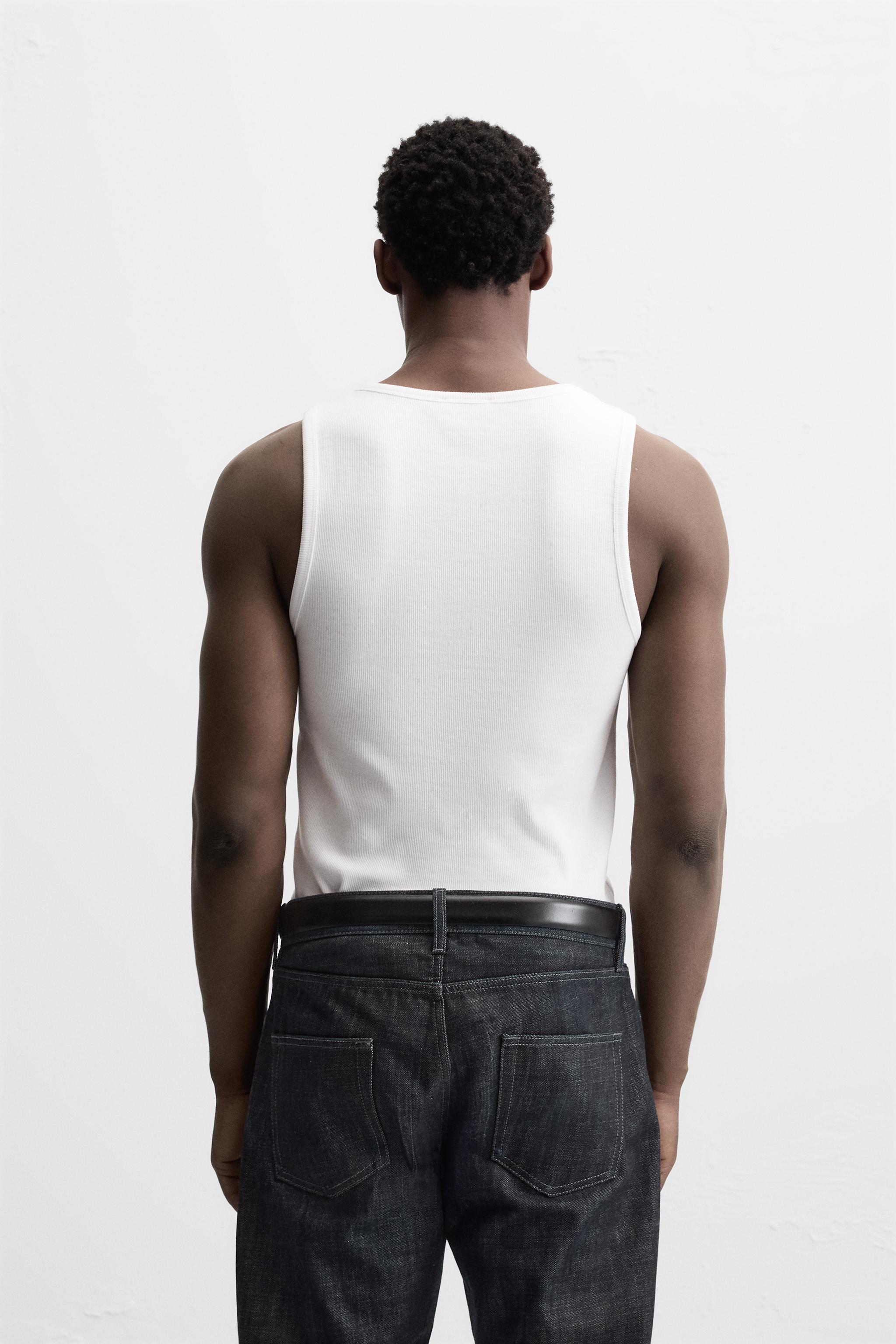 BASIC RIB TANK TOP - White | ZARA United States