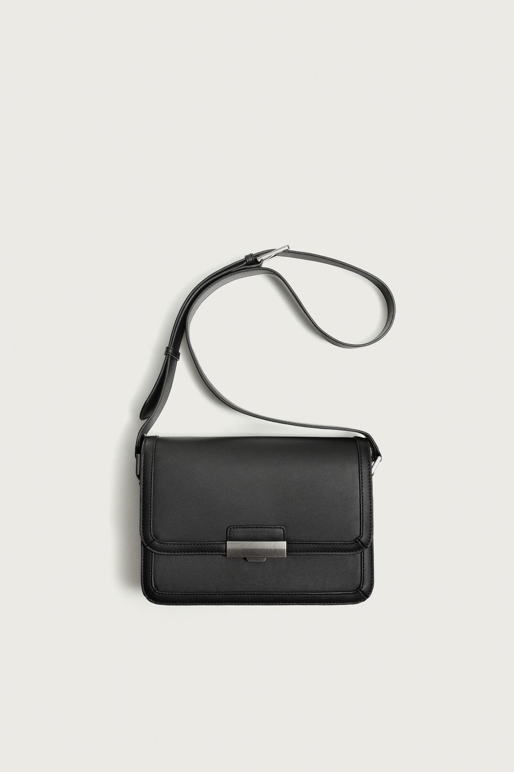 Metallic Detail Crossbody Bag — Men's