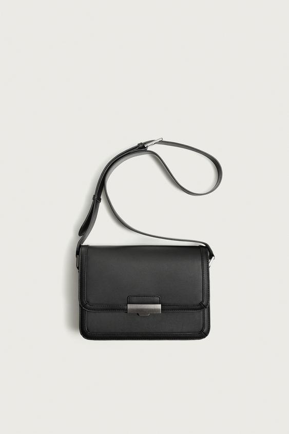 メタルディテール クロスボディバッグ - ブラック | ZARA Japan / 日本