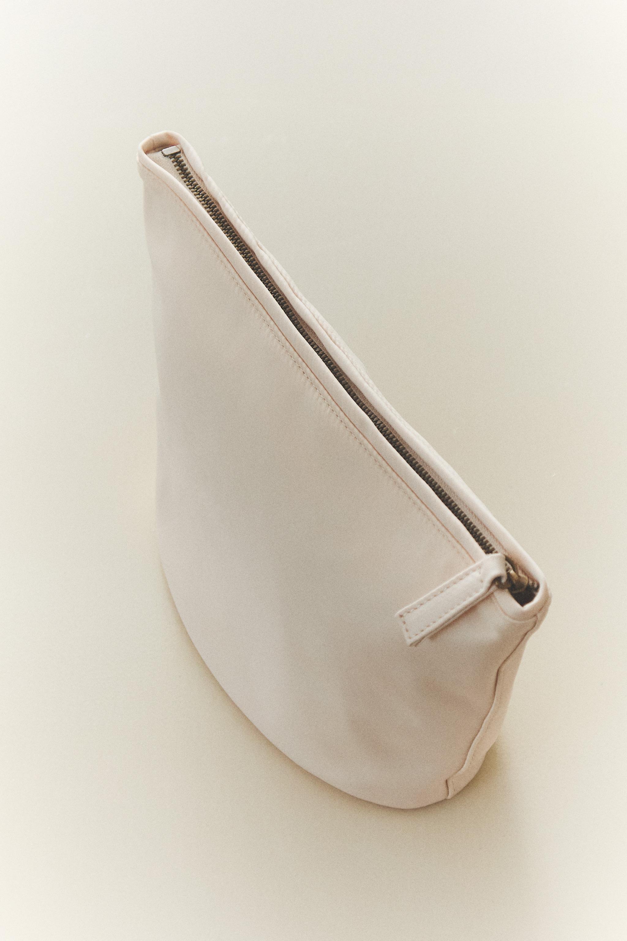 SATEEN MAKEUP BAG — 
