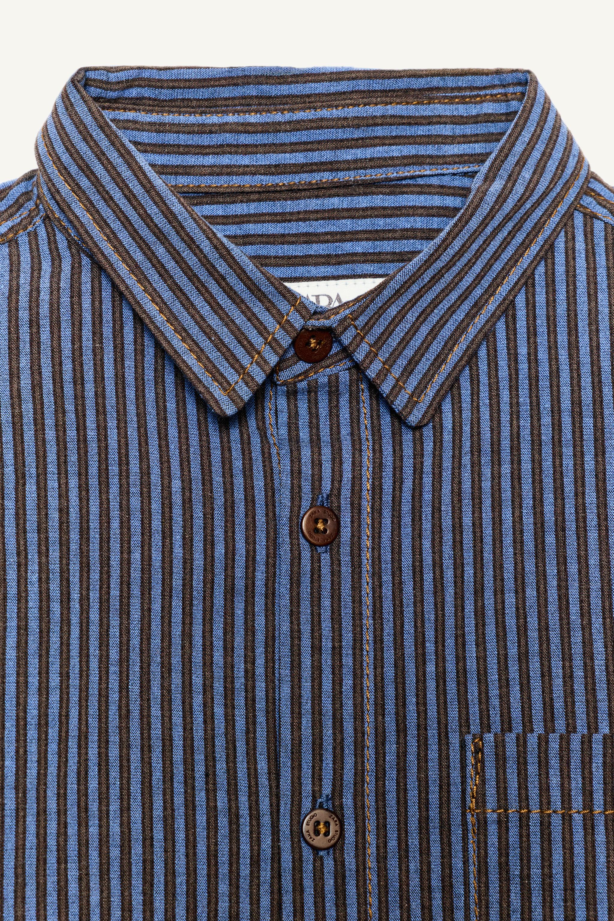 CHEMISE RAYURES POCHE ÉDITION LIMITÉE