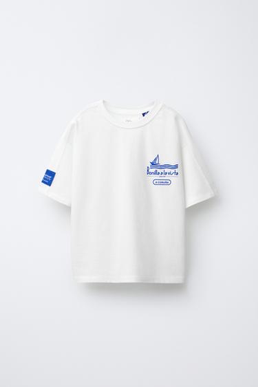 BONILLA A LA VISTA ® X ZARA PRINTED T-SHIRT - White by Zara