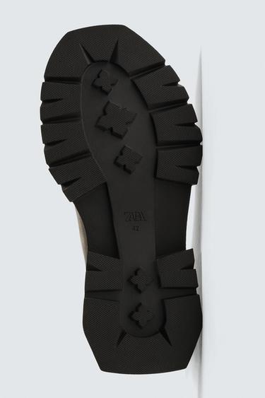 DISTRESSED CHUNKY CHELSEA BOOTS - Brown by Zara - Image 6