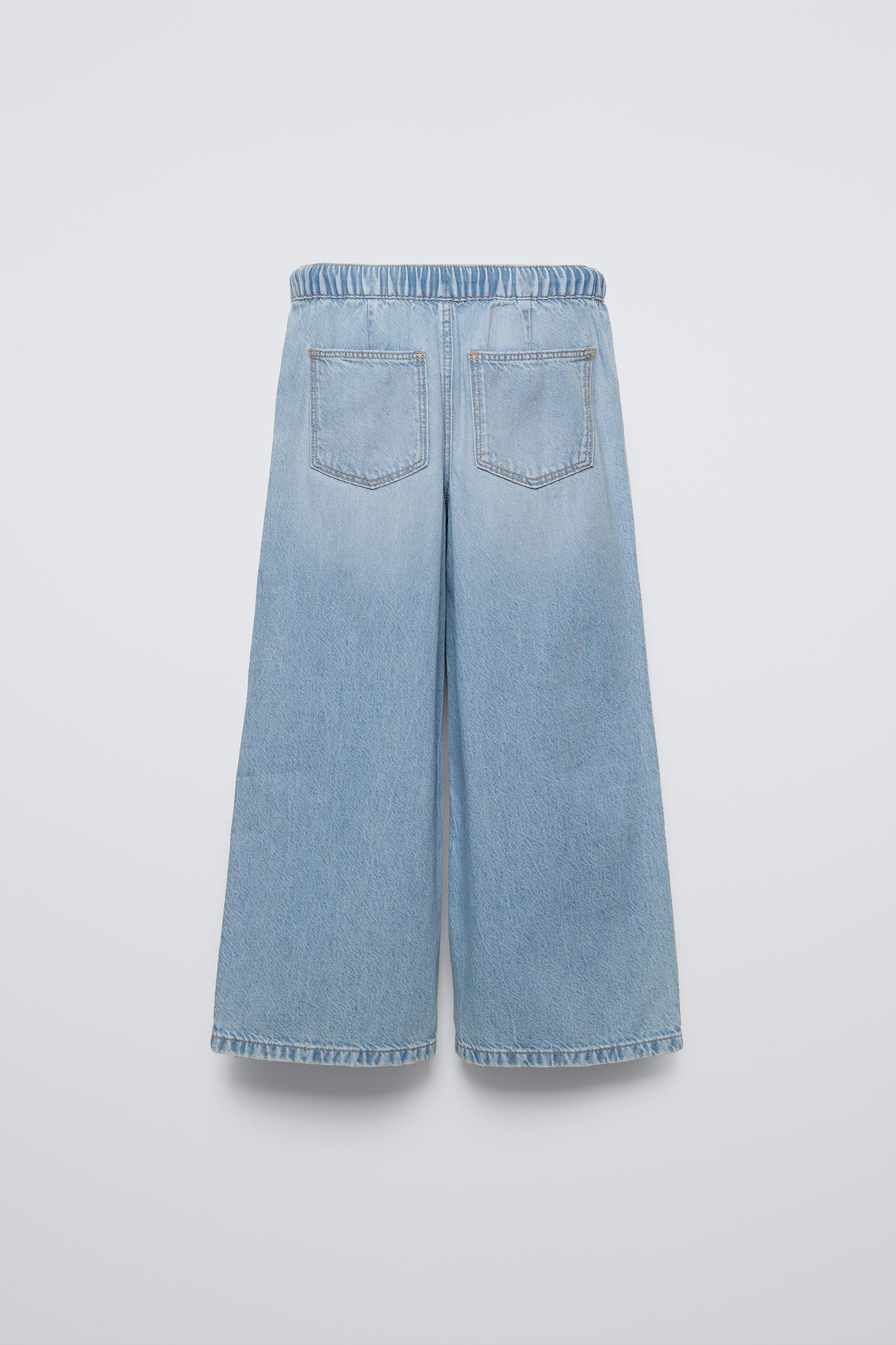 WIDE-LEG JEANS Light blue ZARA Australia