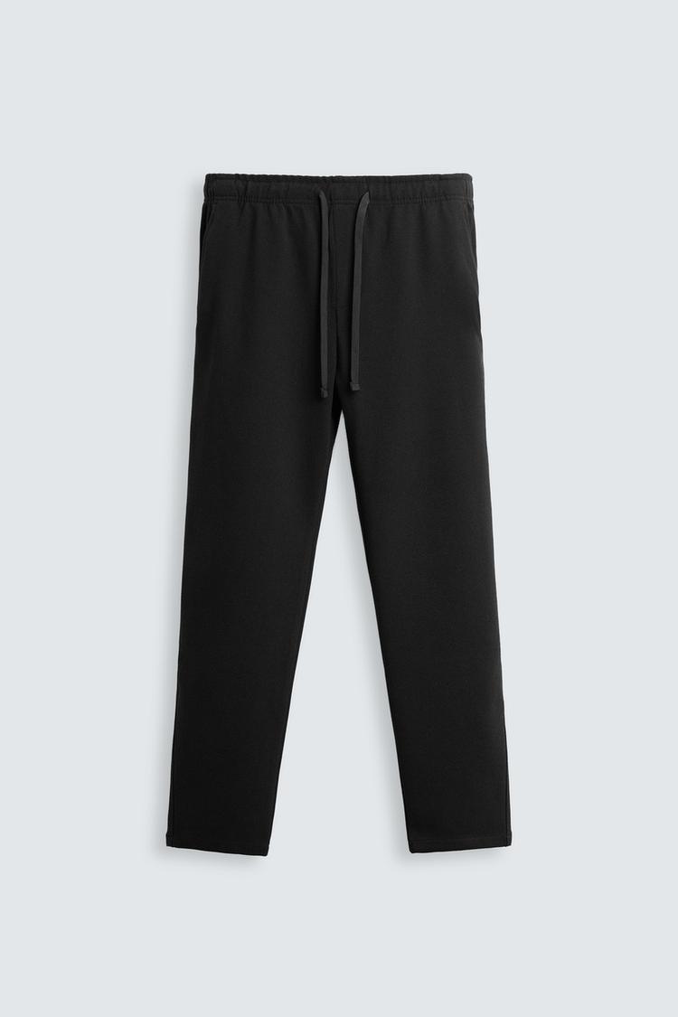 ZARA COMFORT JOGGER WAIST TROUSERS