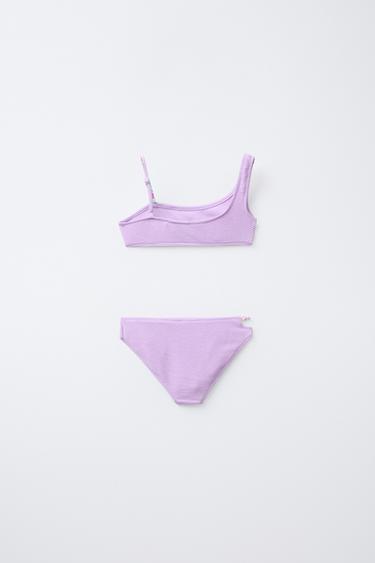 6-14 YEARS/ BEADED STRUCTURE BIKINI - Mauve by Zara - Image 1