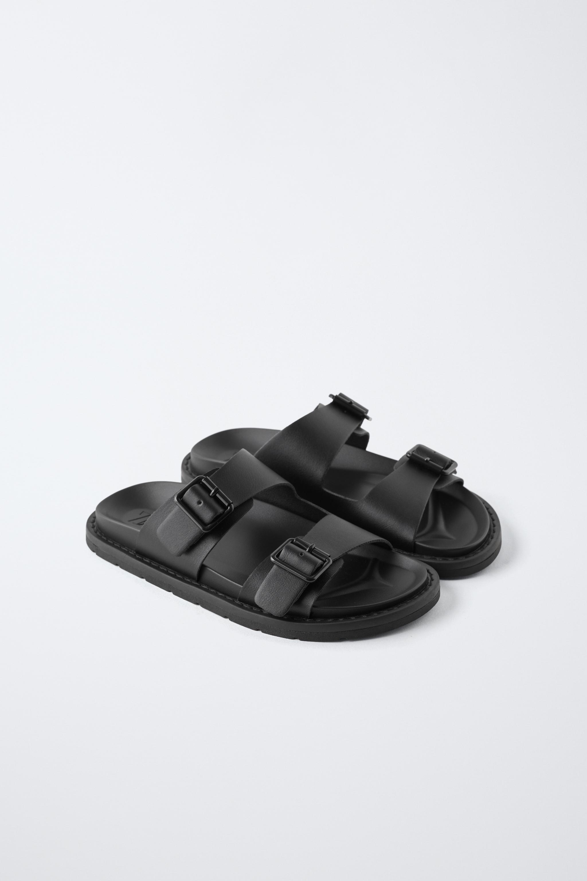バックストラップなしサンダル - ブラック | ZARA Japan / 日本
