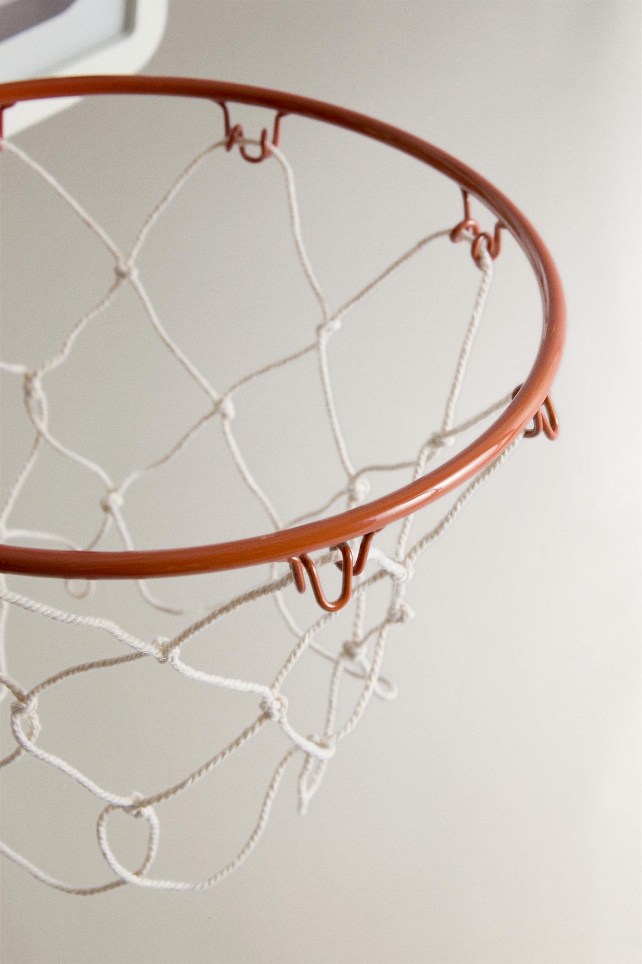 KIDS' ELECTRONIC BASKETBALL HOOP TOY — Multicoloured