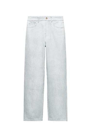 Z1975 STRAIGHT-LEG HIGH-WAIST STRIPED JEANS
