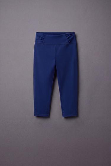 CALÇA CAPRI - Azul-marinho da Zara