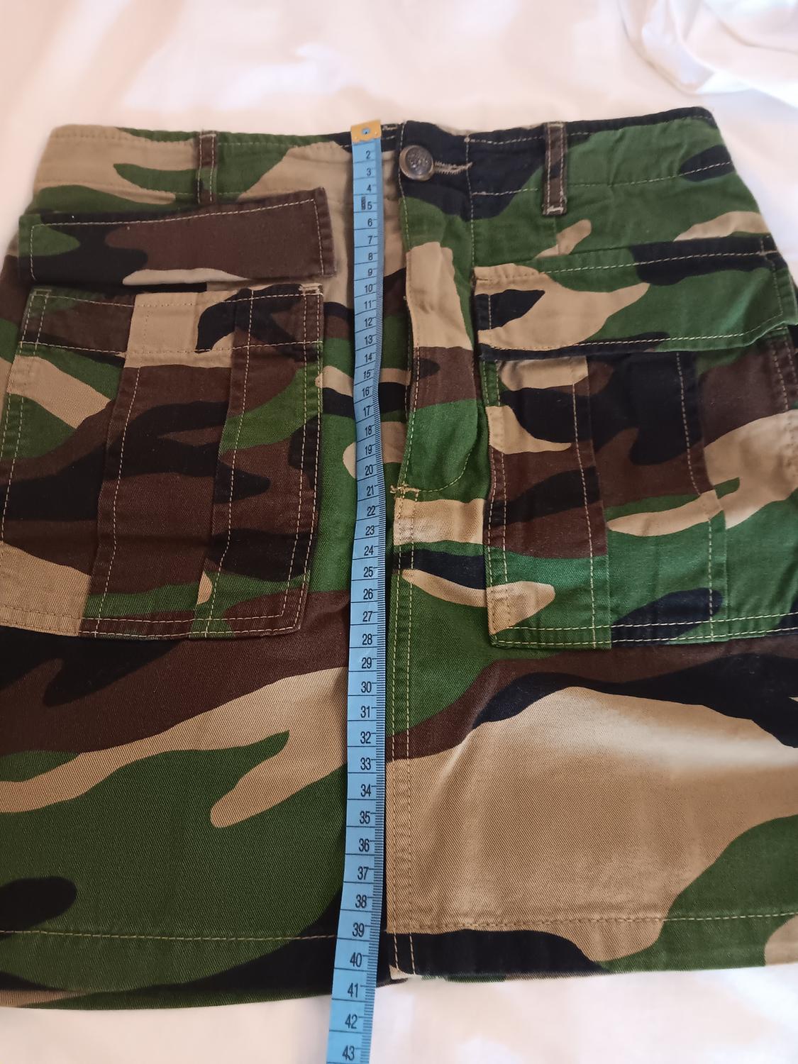 ZW PREMIUM CARGO MINI SKIRT IN CAMOUFLAGE - Image 5