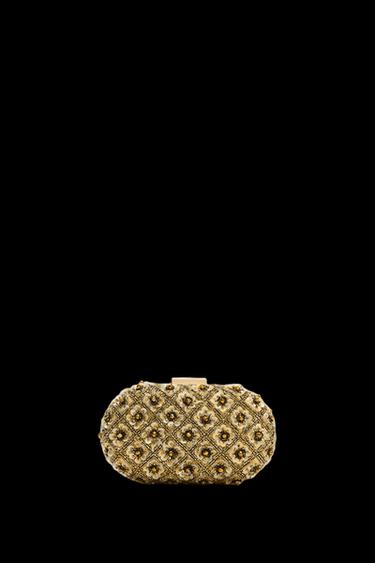 BEADED CLUTCH - Yellow by Zara - Image 0