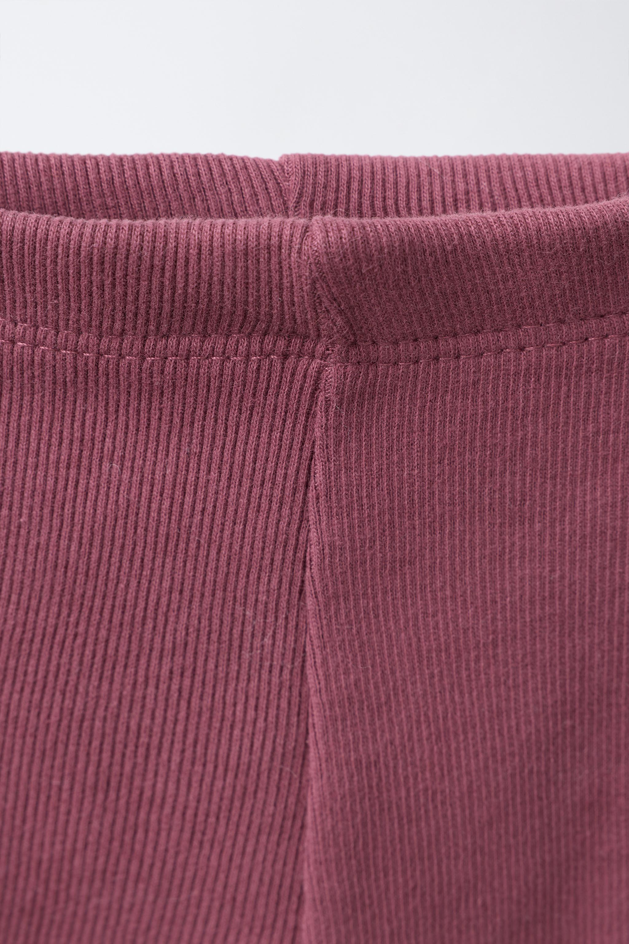 Детские свитеры Zara LABEL SWEATSHIRT AND PLAIN LEGGING SET — фото 5