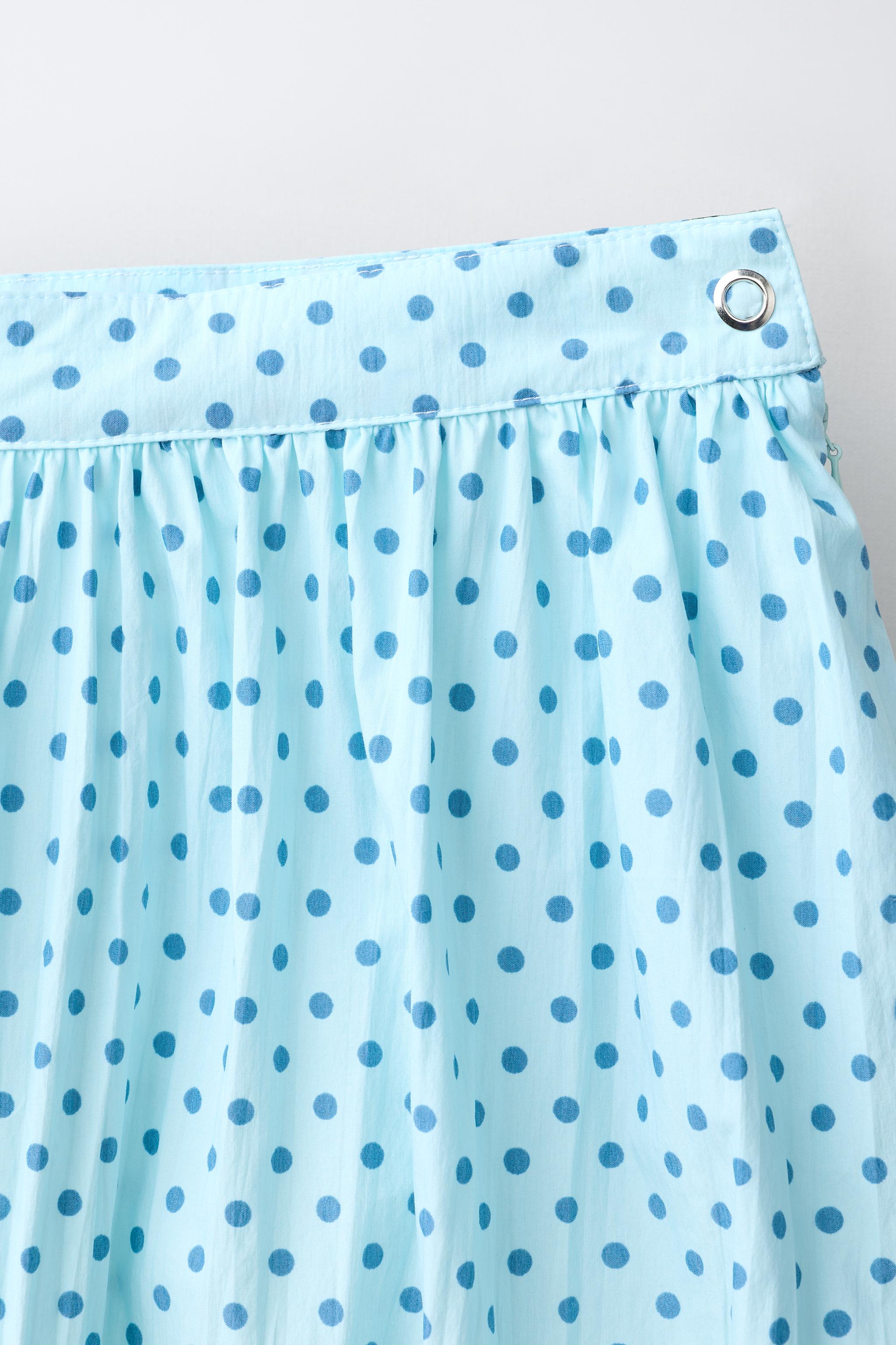 Детские юбки Zara POLKA DOT BALLOON SKIRT — фото 4
